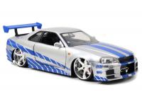 Rychle a zběsile auto 2002 Nissan Skyline 1:24
